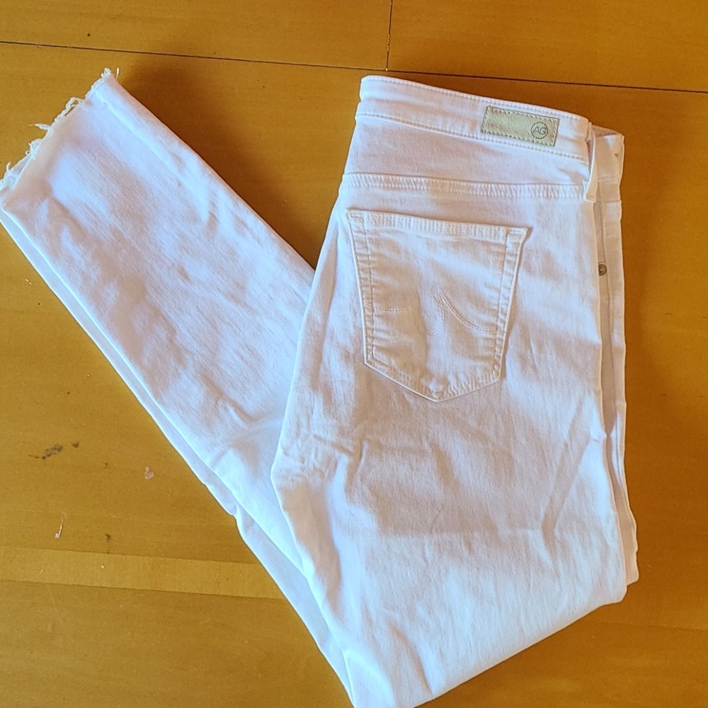 Adriano Goldschmied AG Super Skinny White Jeans